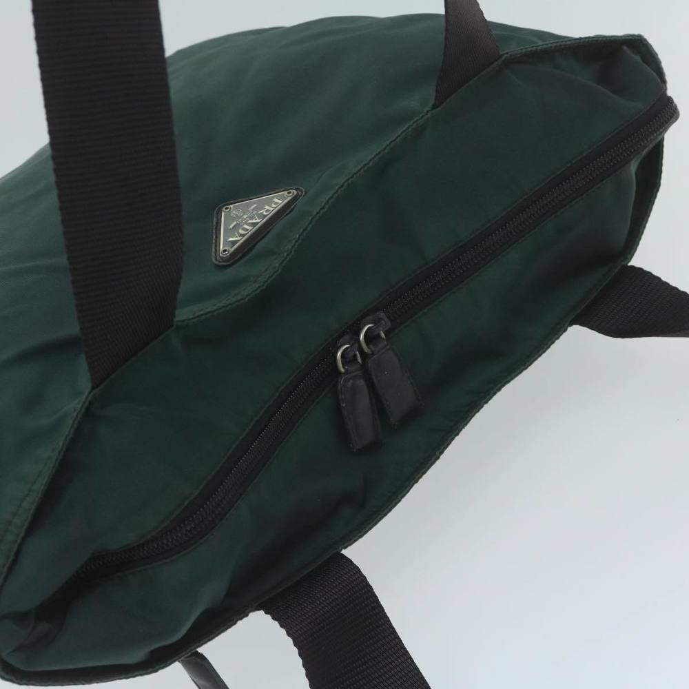 PRADA Tote Bag Nylon Green Auth ac2533 - Picture 6 of 16